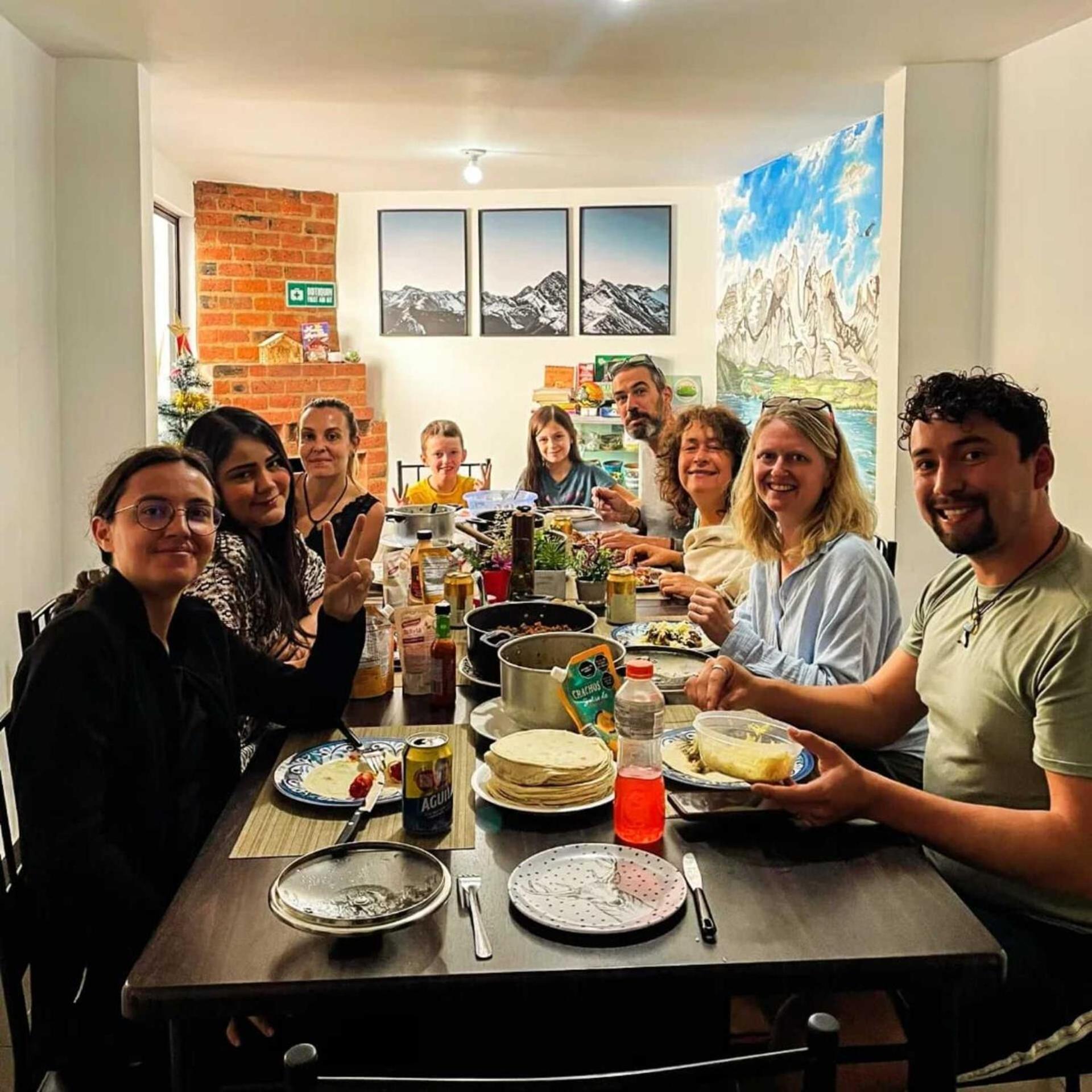 Celavi Hostel Monguí Eksteriør bilde